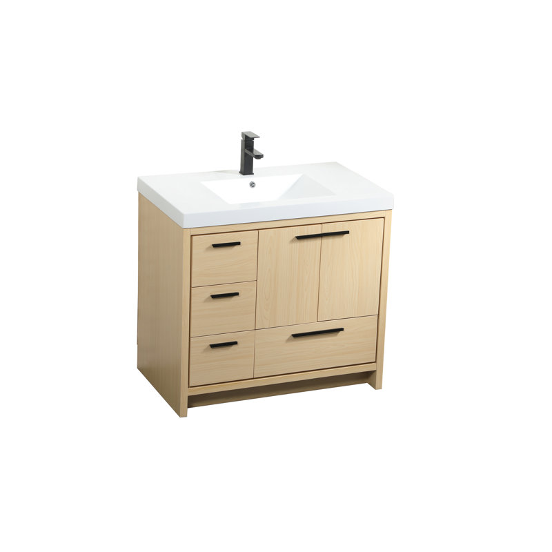 Zipcode Design™ Albers 36'' Freestanding Single Bathroom Vanity with